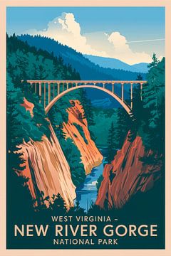 West-Virginia van Poster Art Shop
