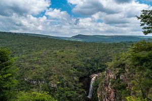 Mosquito waterval in Chapada Diamantina op het platteland van B