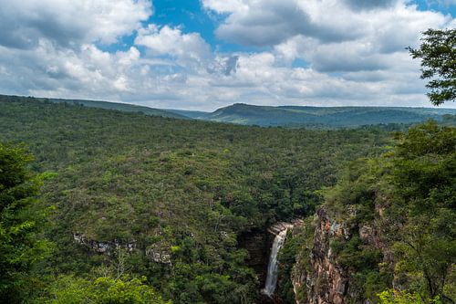 Mosquito waterval in Chapada Diamantina op het platteland van B