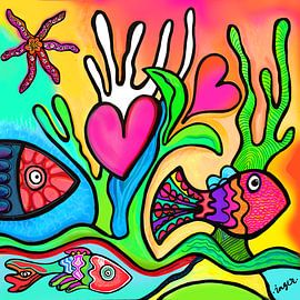 Fishy Art by Inger Art & Design