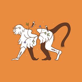 Connexion avec la faune Langur sur Rohan Dahotre