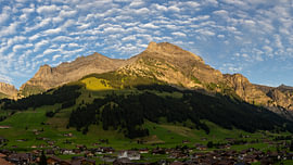 Adelboden under a mackerel sky by Marcel Boersma
