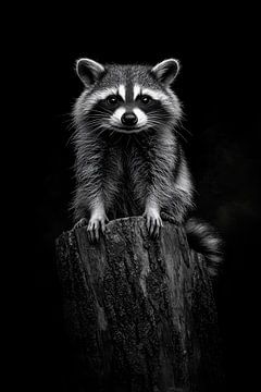 Raccoon by Poster Art Shop