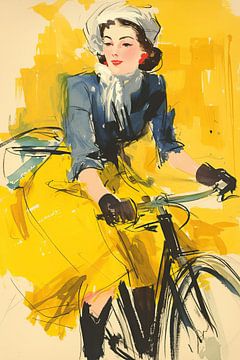 Op de Fiets van ARTEO Schilderijen