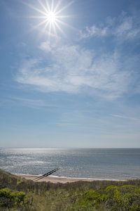 Plage des dunes du cap à Dishoek