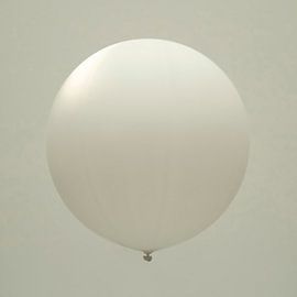 The Balloon. White. Minimalism.