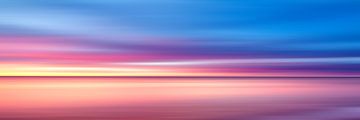 Abstrakter Sonnenuntergang V - Panoramablick von ArtDesignWorks