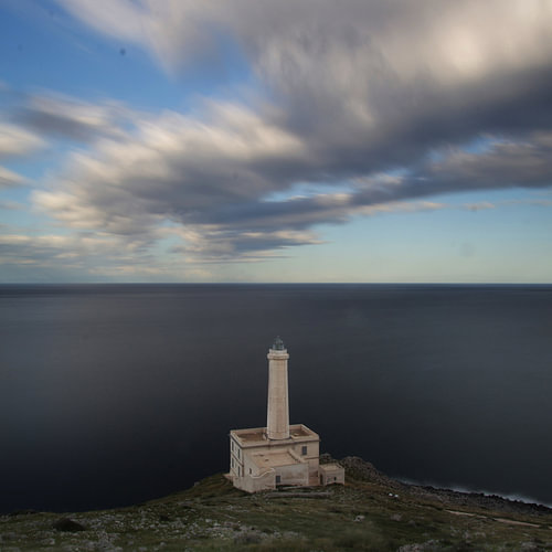 Vuurtoren Otranto, Puglia, Italia