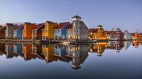 Reflection Reitdiephaven Groningen by Martin Winterman thumbnail