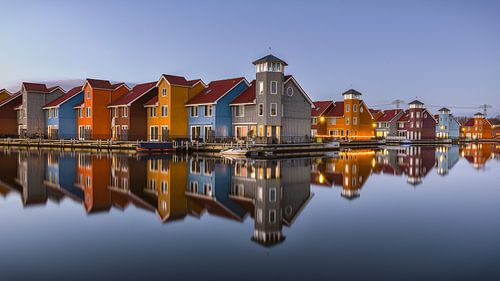 Réflexion Reitdiephaven Groningen sur Martin Winterman