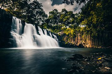 Rochester waterval op Mauritius - lange blootstelling van Fotos by Jan Wehnert
