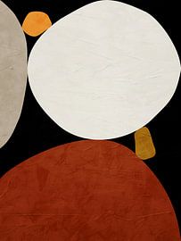 Moderne Abstrakte Organische Geometrische Farbkunst