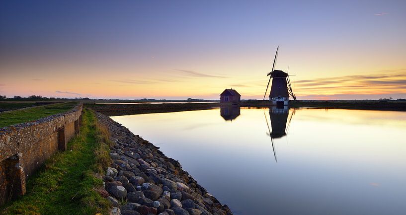 Moulin à vent Het Noorden Texel par John Leeninga