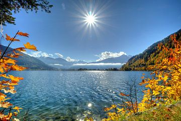 De Zeller See in herfstkleuren van Roith Fotografie