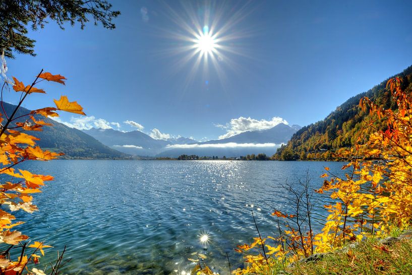 De Zeller See in herfstkleuren van Roith Fotografie