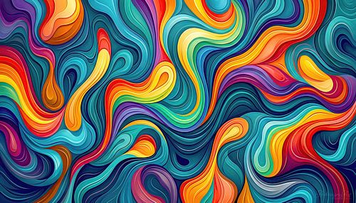 Des formes issues du rêve, de la couleur et de la lumière cosmique sur AidasignArt