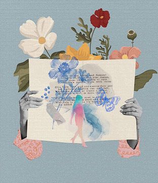 Collage - Hände der Natur von Gisela- Art for You