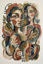 Just Me modernes Porträt von Mad Dog Art