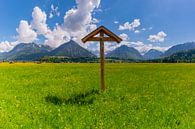 Lorettowiesen bei Oberstdorf von Walter G. Allgöwer Miniaturansicht