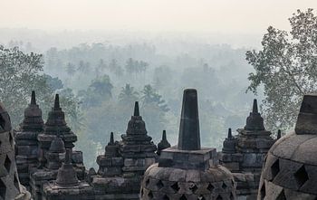 Ein mystischer Moment am Borobudur