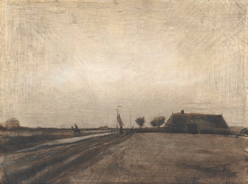 Landschaft in Drenthe, Vincent van Gogh von Meisterhafte Meister
