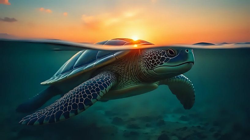 Sea turtle by Jean Pierre