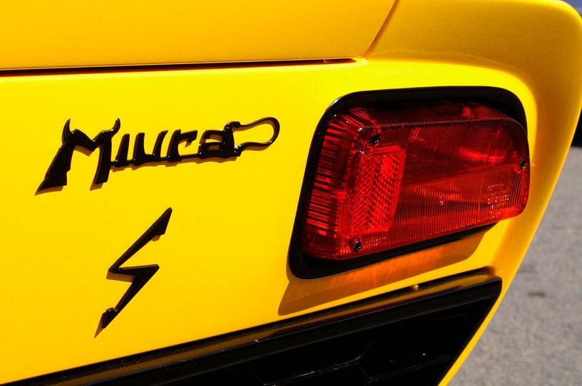 Lamborghini Miura klassieke Italiaanse sportwagen detail van Sjoerd van der Wal Fotografie