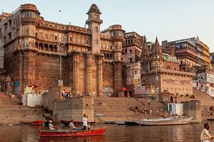 Die Ghats von Varanasi am Ganges