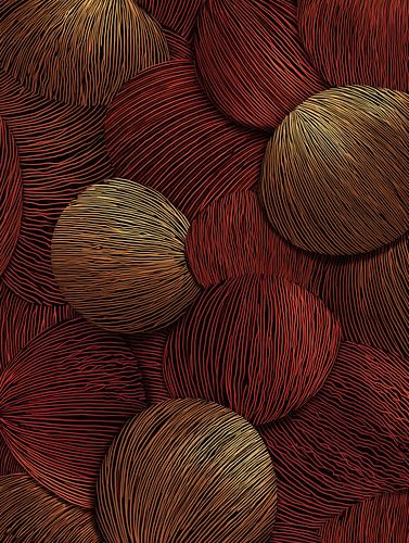 Rode Bollen van Modern Collection