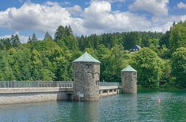 Fürwiggetalsperre in the Sauerland by Peter Eckert
