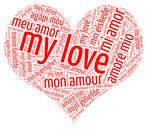 My Love Word Art by Dorothy Berry-Lound thumbnail