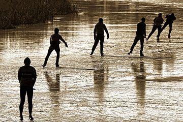 Schaatsen van Yvonne Blokland