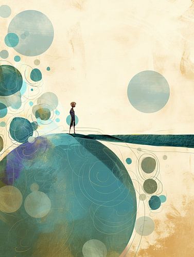 Abstrakte Figur | Blaue Figur