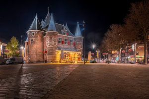 Nachtaufnahme "de waag" Amsterdam von RONALD JANSEN