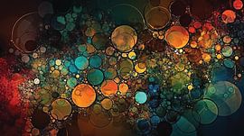 Abstract Digital Bubbles by Harry Stok
