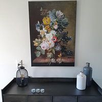 Photo de nos clients: Nature morte aux fleurs, Eelke Jelles Eelkema (vue à vtwonen), sur toile