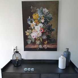 Kundenfoto: Stillleben mit Blumen - Eelke Jelles Eelkema, auf leinwand