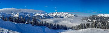 Winterlandschap in Montafon van Dirk Rüter