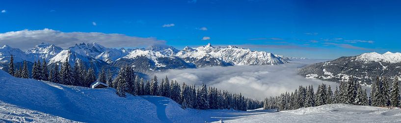 Winter landscape in the Montafon by Dirk Rüter