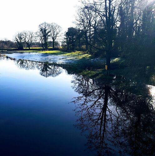 Winterlandschap bij het pitoreske  Smeerling