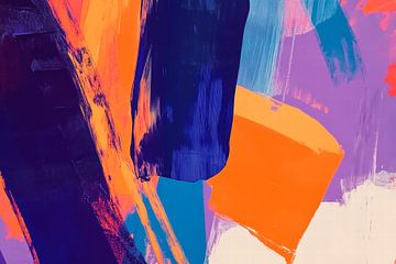 Colourful abstract work of art by Poster Art Shop