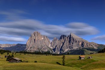 Langkofelgruppe auf der Seiser Alm