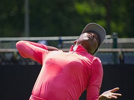 Venus Williams in training