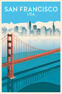 San Francisco, VS van Poster Art Shop