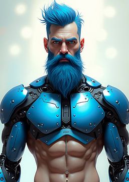 robotic beraded man by Ern Setiawan