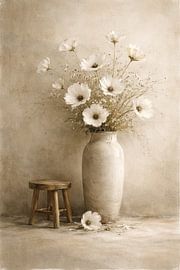 Quiet Balance – Wabi Sabi Anemone von Marijke Trienekens