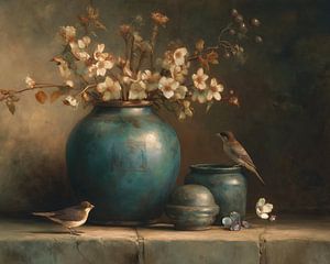 Vasen mit Blumen