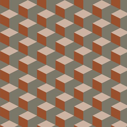 Geometrisch jaren 70 retro-patroon nr. 10