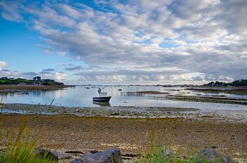 Avondlucht aan de Bretonse kust
