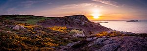 Panorama Howth at sunset